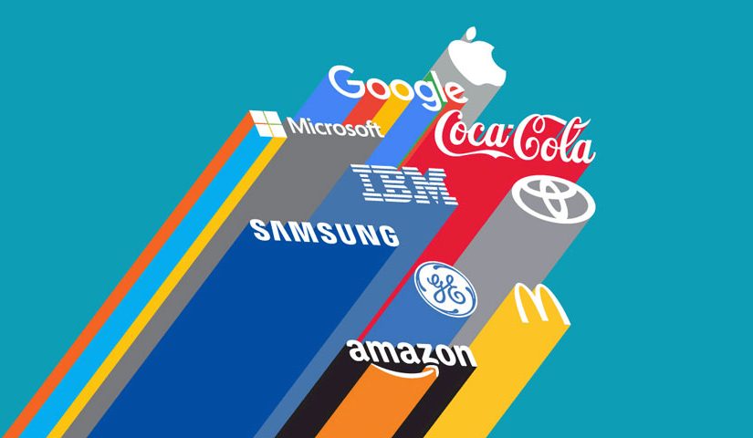 Evolución histórica de las 15 marcas líderes en el mundo