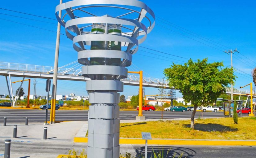 Mexicanos crean árbol artificial para combatir la contaminación
