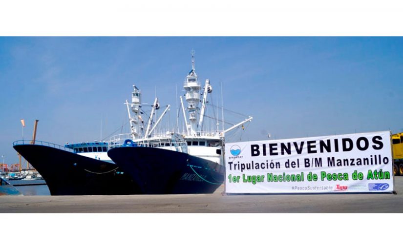 Buque atunero “Manzanillo” cierra temporada 2019 como el mejor de la flota mexicana con la mayor pesca de atún