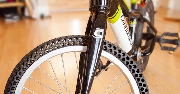 Diseñan llantas para bicicleta que ¡no se dañan!