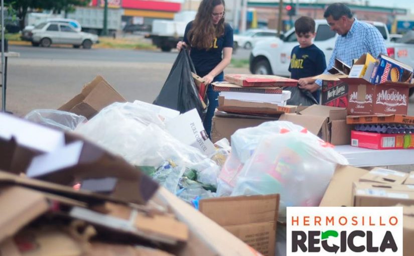 Reciclar para forestar, el intercambio que busca mejorar el medio ambiente de Hermosillo