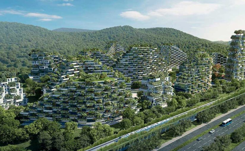 China está reinventando la arquitectura urbana con la primera ciudad forestal