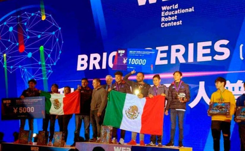 Estudiantes del CONALEP ganan primer lugar en Mundial de Robótica Educativa en China