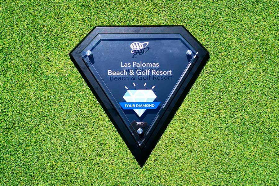 Recibe Las Palomas Beach & Golf Resort el Reconocimiento Resort 4 Diamantes de la AAA por treceavo año consecutivo