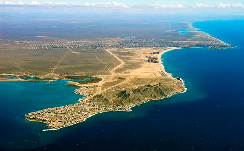 Vista aérea de Puerto Peñasco, Sonora