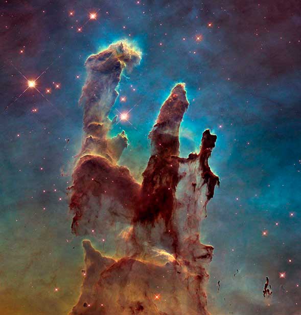 “Pilares de la Creación” de la nebulosa del Águila