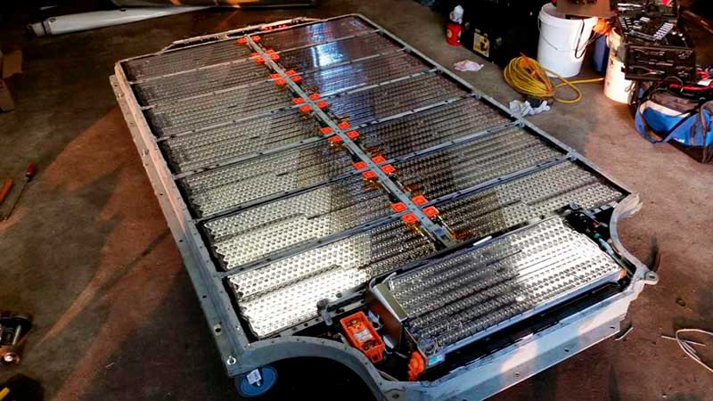 Batería de litio del Tesla Model S