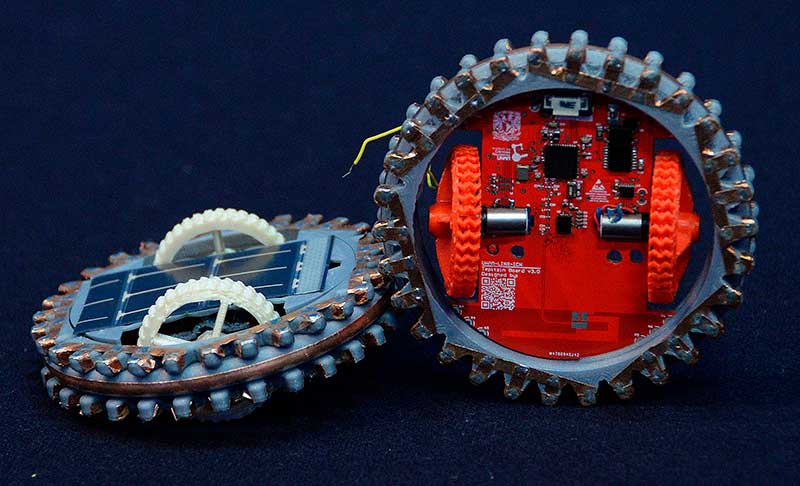 Microrrobot de la misión Colmena de la UNAM