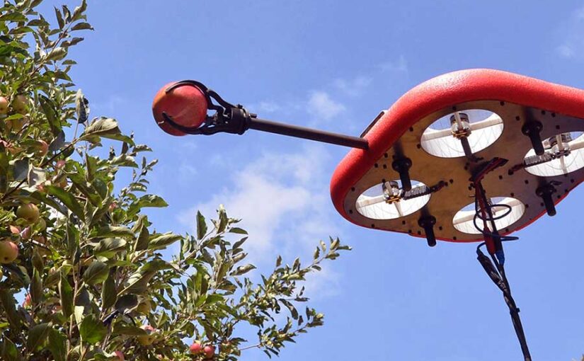 Drones de cosecha marca Tevel
