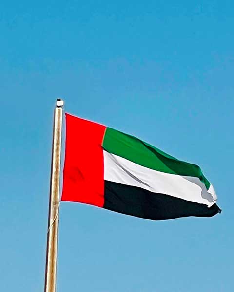 Bandera Emiratos Árabes Unidos