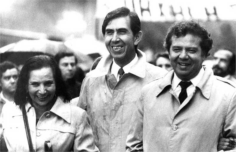 Ifigenia Martínez, Cuauhtémoc Cárdenas y Porfirio Muñoz Ledo