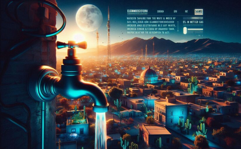 “Hermosillo enfrenta un desafío silencioso: más del 50% del agua y gran parte de la electricidad no están medidas ni cobradas. Con tomas clandestinas, invasiones y derroche, la ciudad está al borde del colapso hídrico y energético. Descubre los datos clave y la urgencia de actuar.”